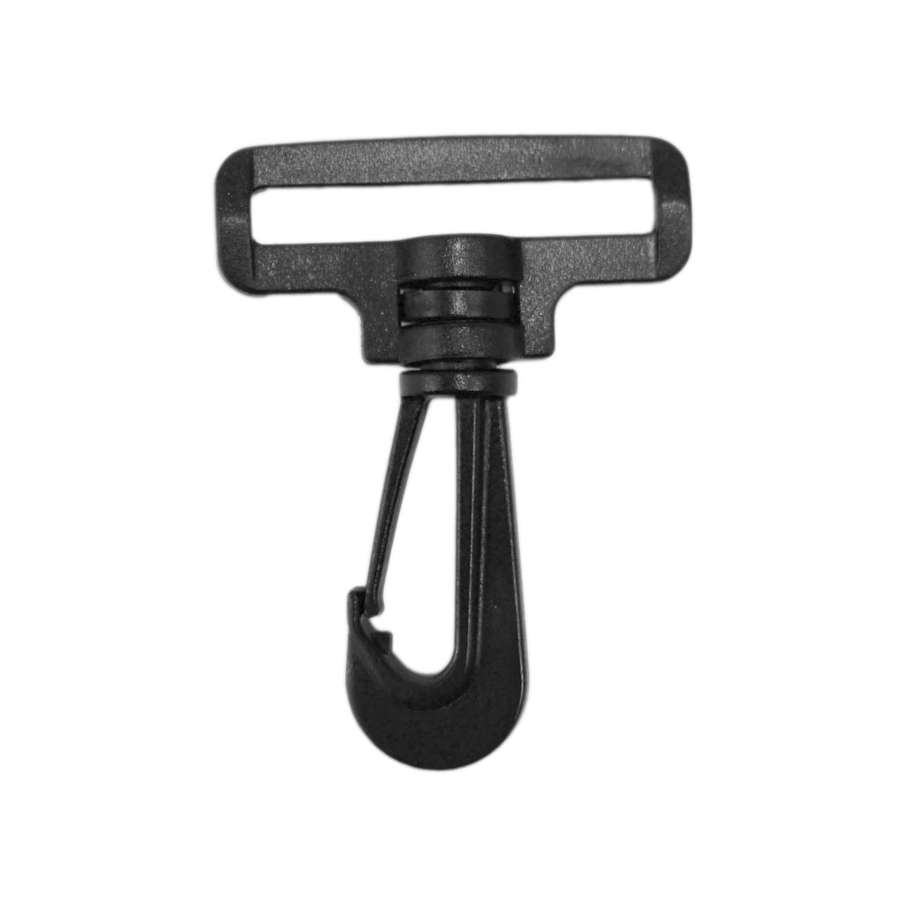 Black Metal Swivel Snap Hooks 3/8 x 2 Strong and Durable Made of Die Cast Zinc by Desert Breeze Distributing