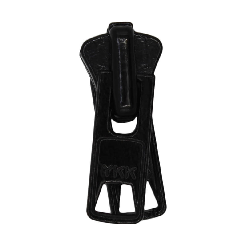 YKK Vislon #10 Separating Zipper AutoLok Double Pull Plastic Slider VFUVOL  107TX 30 inch Black