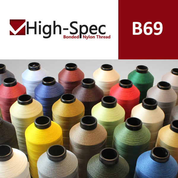 Upholstery Supplies - THC744Q Contrast Thread-T-270 BONDED NYLON Thread,  #744Q Black, 8 oz. spool